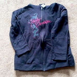 Harley Davidson zip up hoodie XL